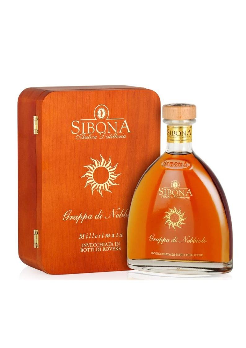 Antica Distilleria Sibona, Grappa di Nebbiolo Millesimata, Andere Spirituosen, 0,7 l