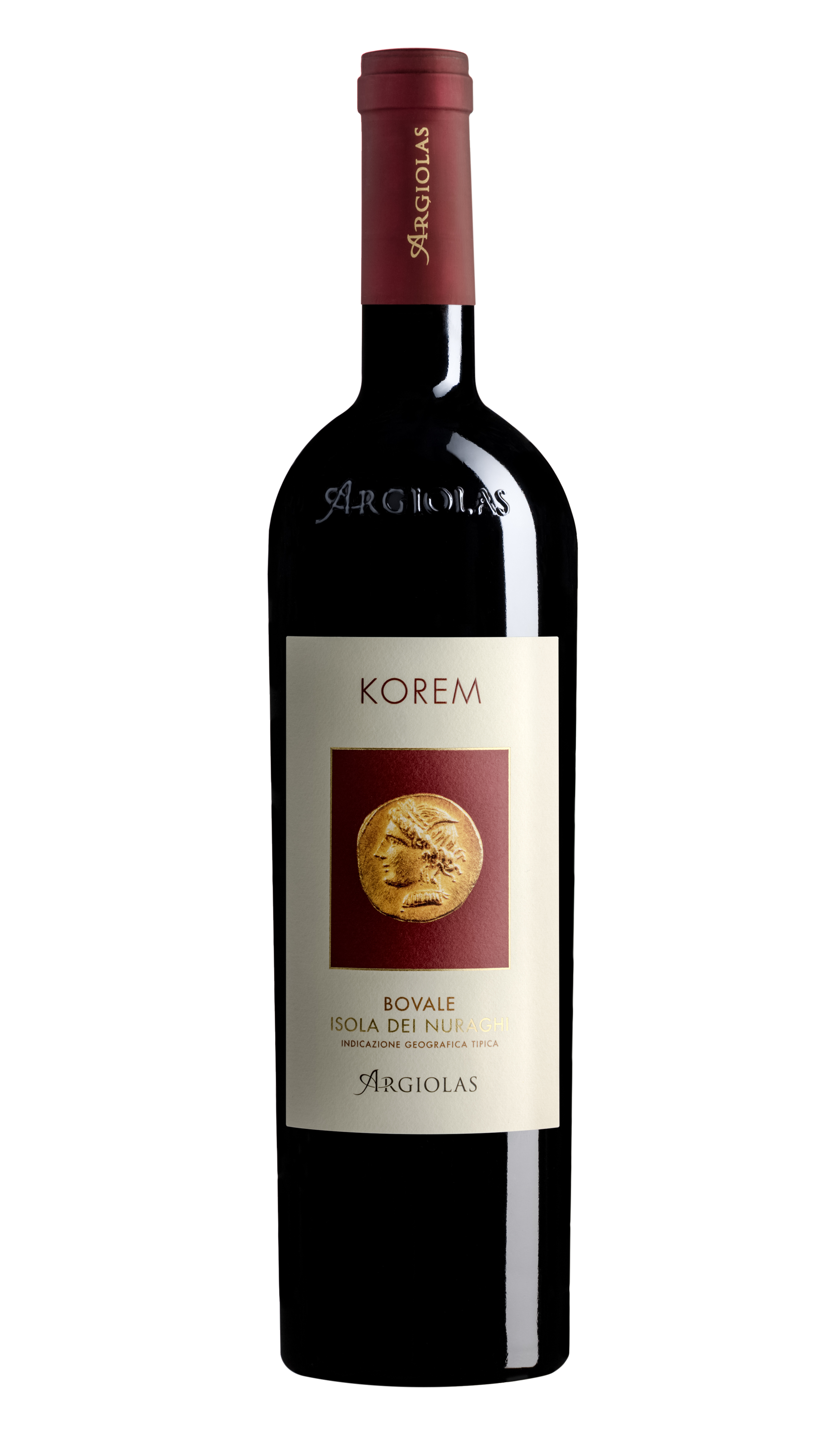 Argiolas, Korem Bovale Isola dei Nuraghi, Rotwein, 0,75 l