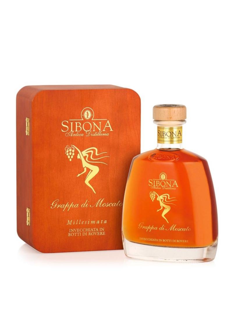 Antica Distilleria Sibona, Grappa di Moscato Millesimata, Grappa, 0,7 l