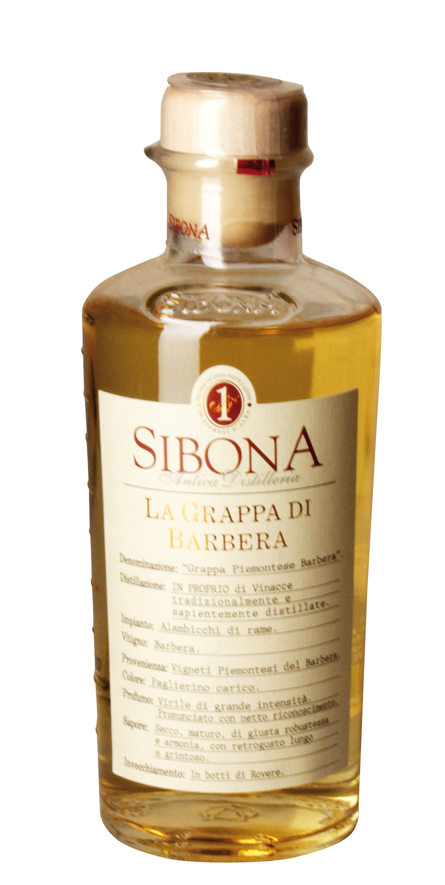 Antica Distilleria Sibona, La Grappa di Barbera, Grappa, 0,5 l