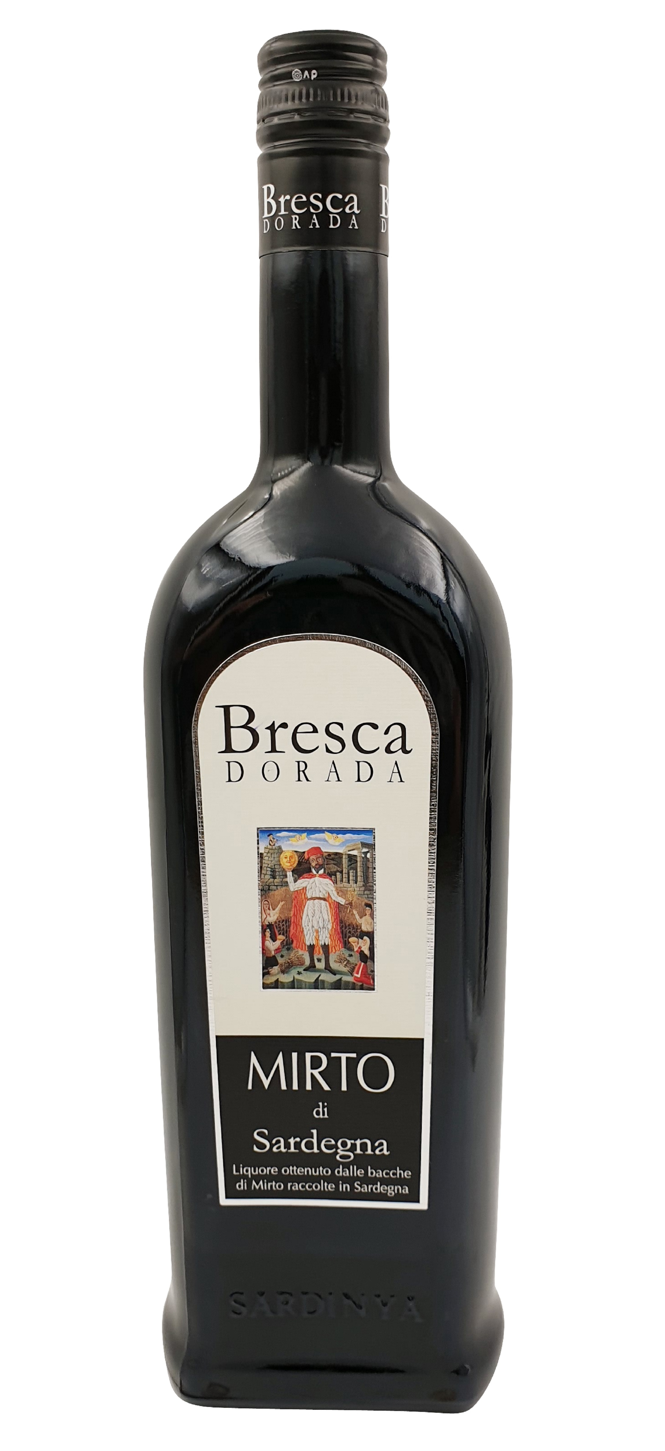 Bresca Dorada, Bresca Dorada Mirto Rosso di Sardegna 70 cl, Liköre, 0,7 l