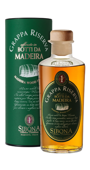Antica Distilleria Sibona, Grappa Riserva Botti da Madeira, Grappa, 0,5 l