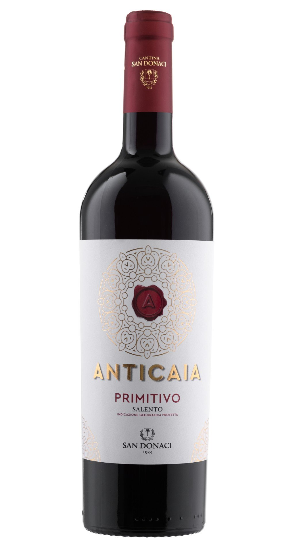 Cantina SanDonaci, Anticaia Primitivo del Salento, Rotwein, 0,75 l