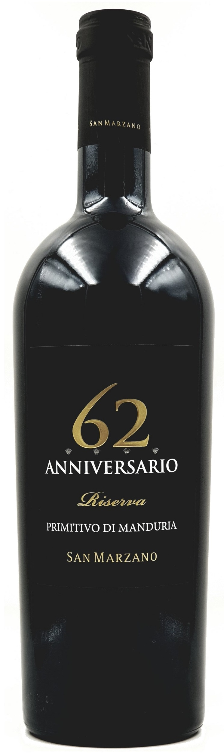 Cantine San Marzano, Primitivo di Manduria 62 Anniversario, Rotwein, 0,75 l