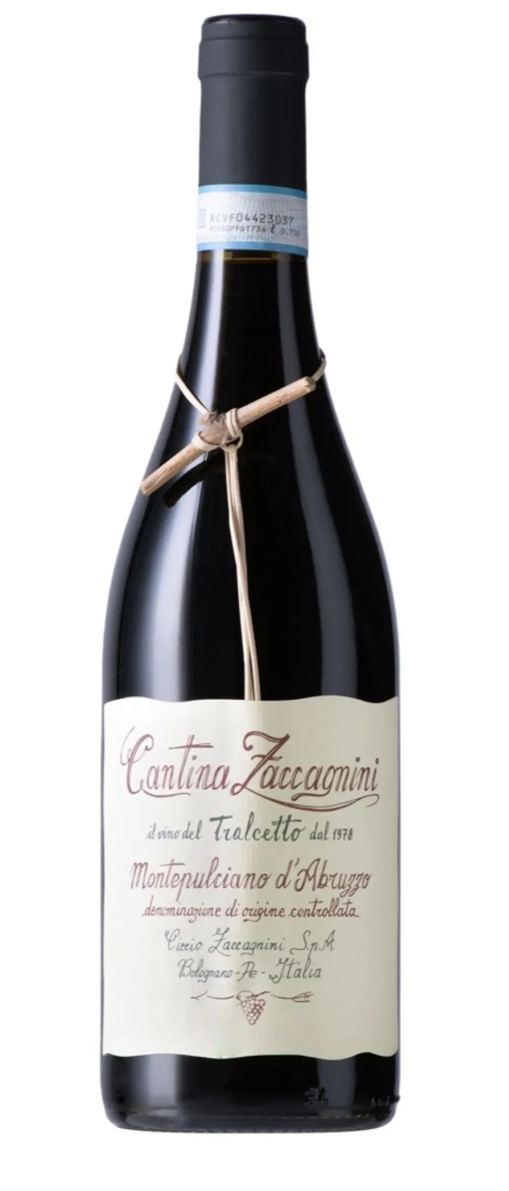 Il vino dal tralcetto Montepulciano d'Abruzzo
