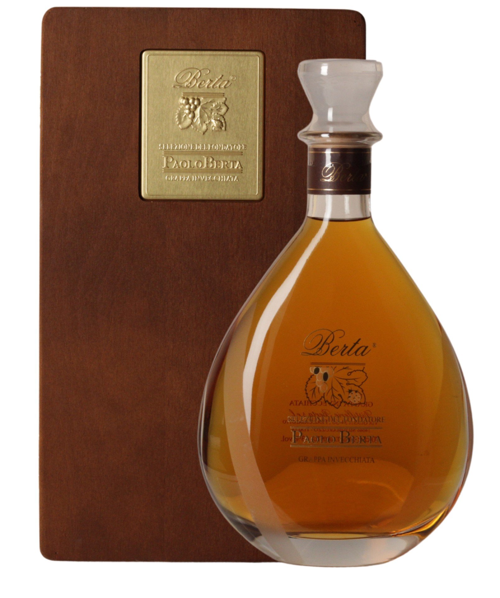 Berta, Grappa Invecchiata  del Fondatore Paolo Berta, Grappa, 0,7 l
