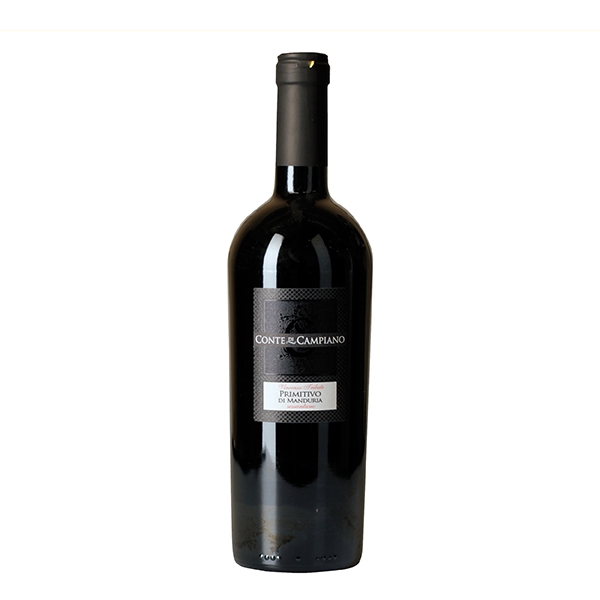Conte di Campiano, Sessantuno/Sexaginta Unus Primitivo di Manduria, Rotwein, 0,75 l