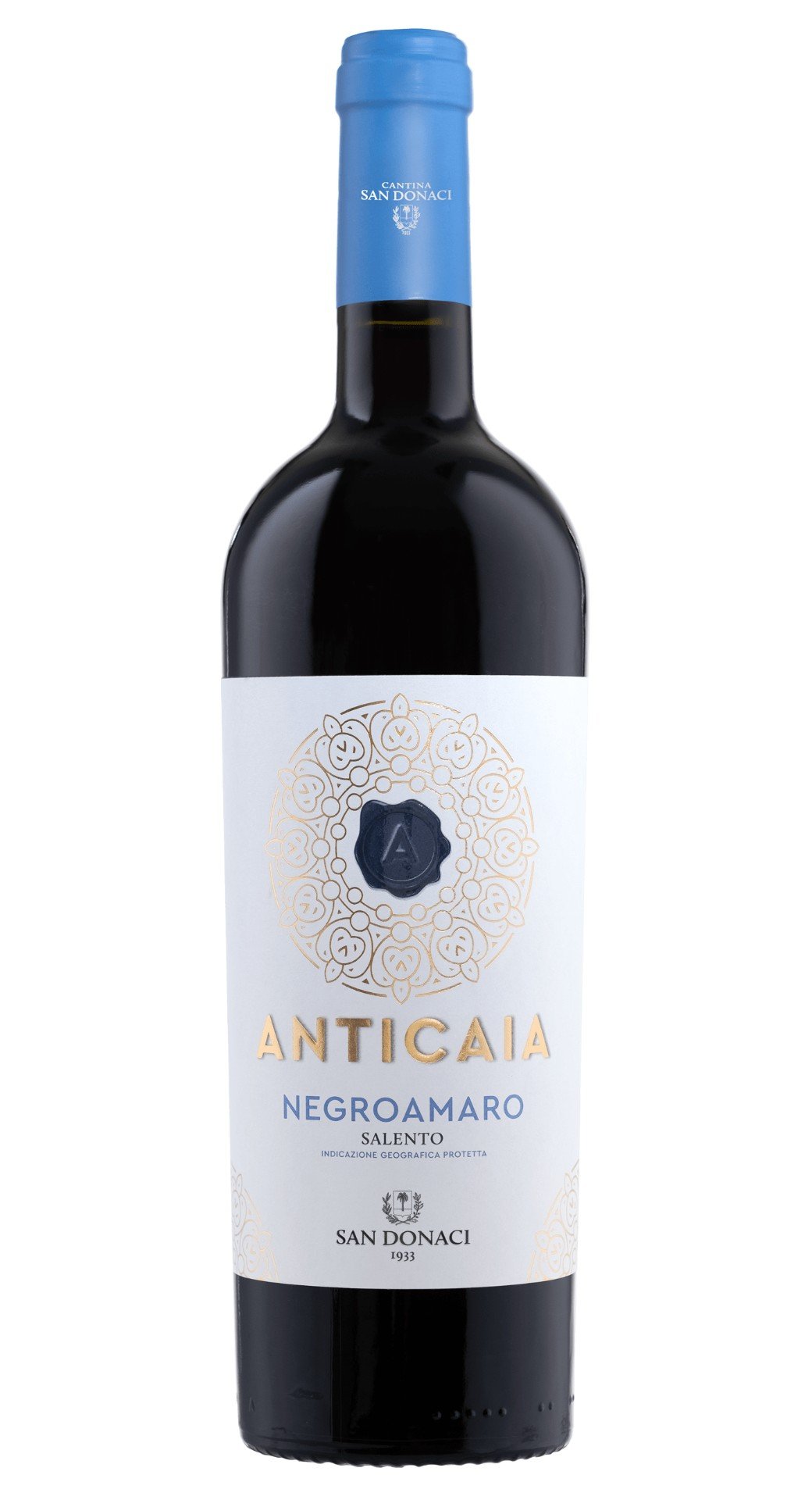Cantina SanDonaci, Anticaia Negroamaro del Salento, Rotwein, 0,75 l