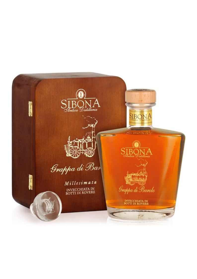 Antica Distilleria Sibona, Grappa di Barolo Millesimata, Andere Spirituosen, 0,7 l