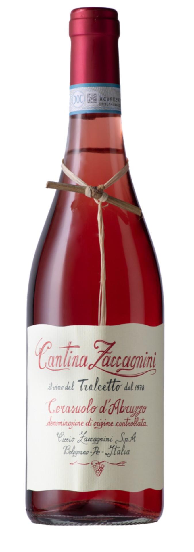 Il vino dal tralcetto Cerasuolo d'Abruzzo