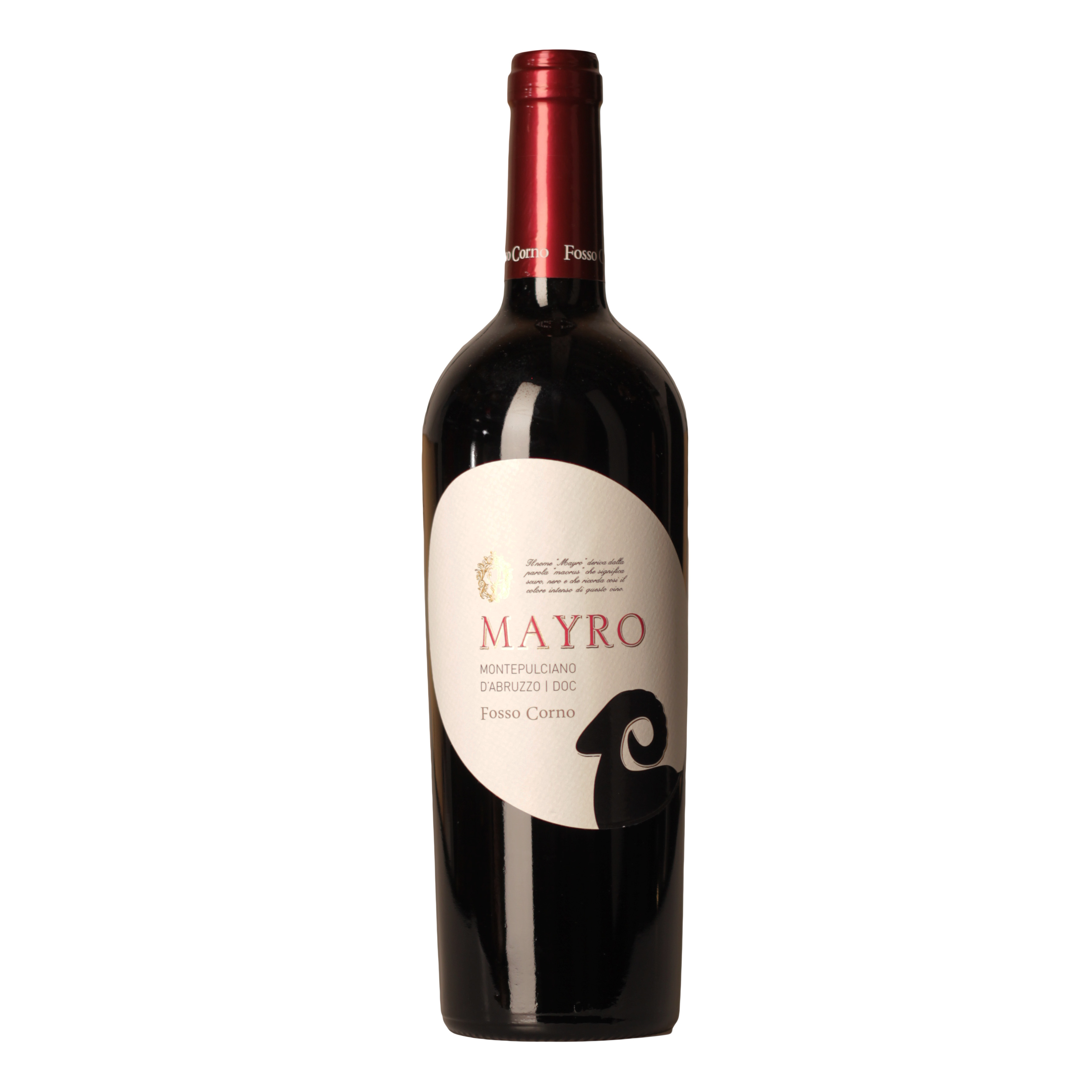 Fosso Corno, Mayro Montepulciano d’Abruzzo, Rotwein, 0,75 l